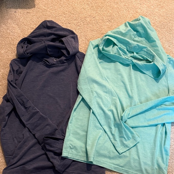 Fair Harbor Kids' Dark Blue and Light Blue Hoodies - Picture 1 of 3